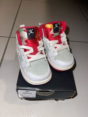 Nike Air Jordan 1 Mid Hare Bugs Bunny Space Jam Toddler Sneakers